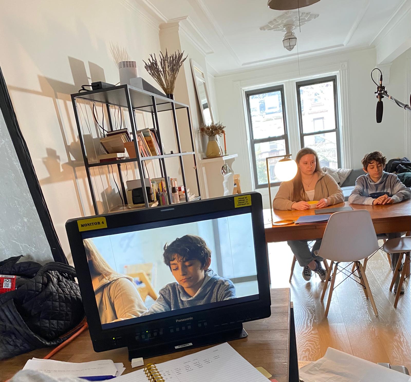 Nicolás Devoto during a table read